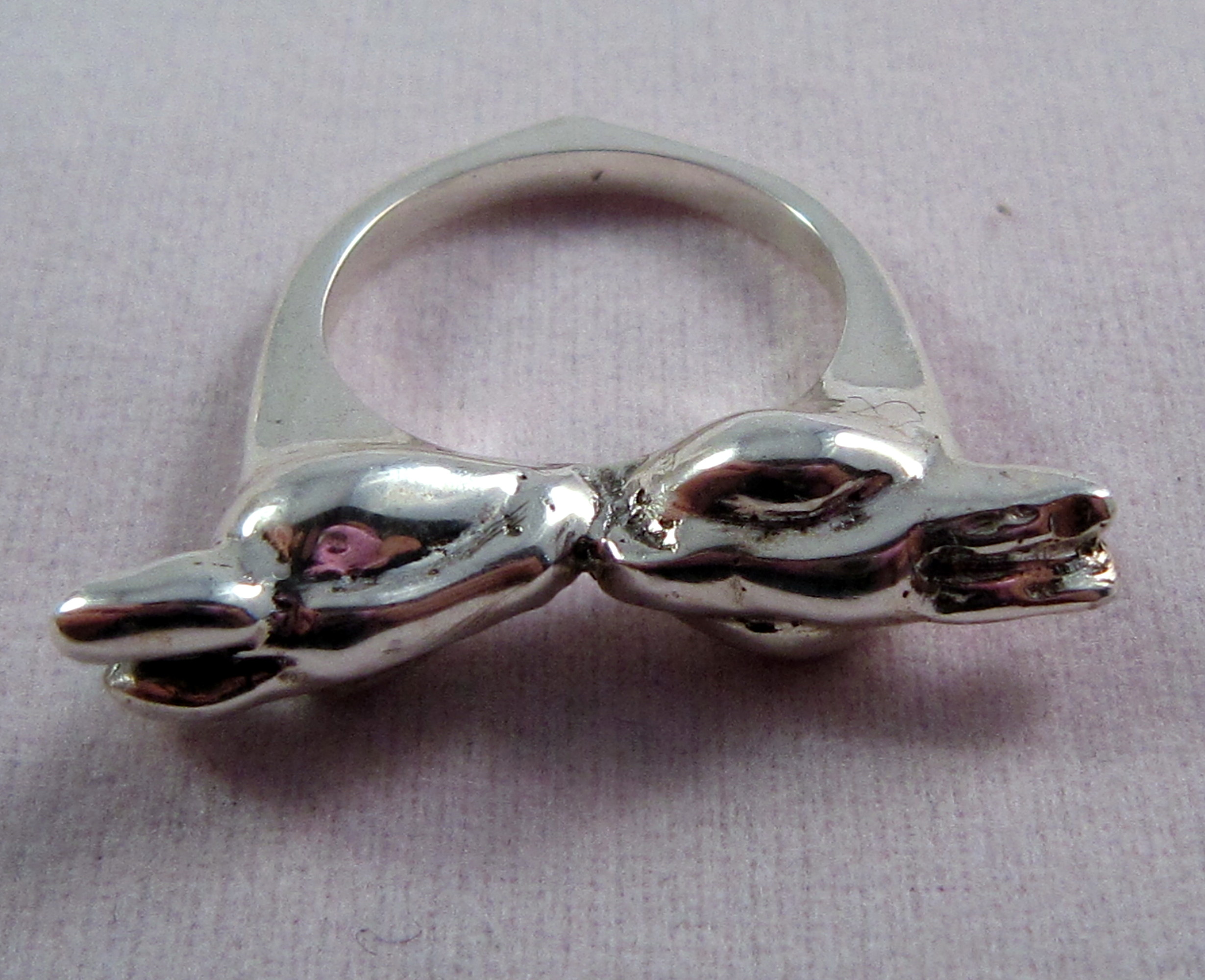 Silver Rabbits ring
